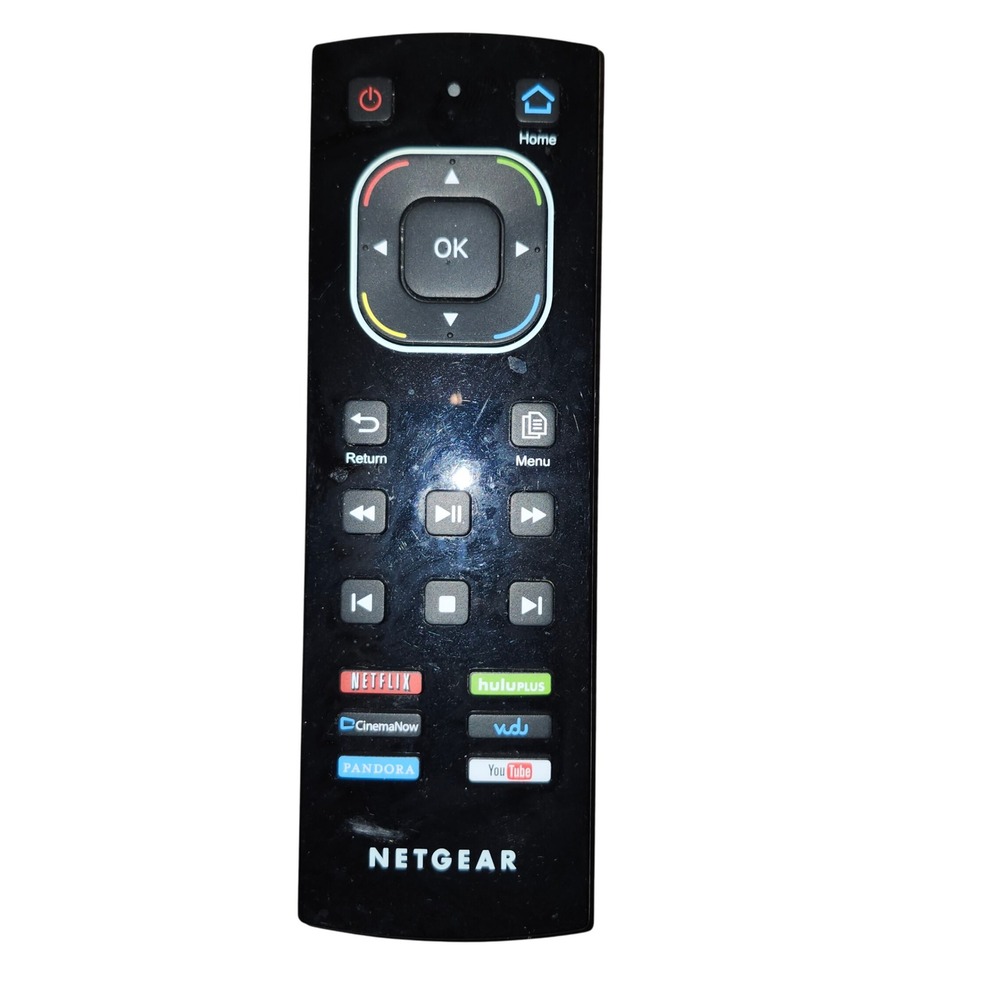 Netgear Remote Control Netflix Hulu Vudu Pandora Keyboard Streaming Media‎